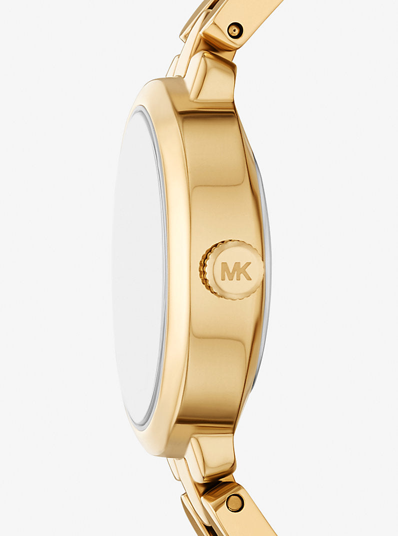 Michael Kors Maude Gold & Gold Stainless Steel 21mm Women's Watch | MK4955