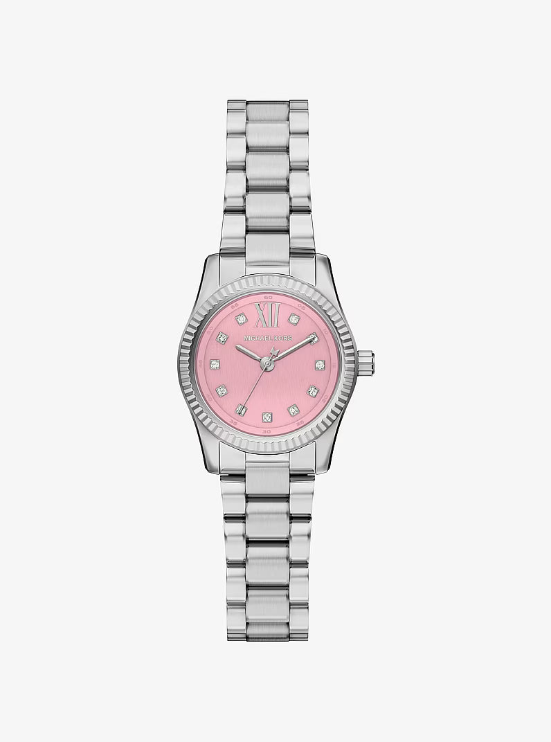 Michael Kors Lexington Pink Dial and Steel Bracelet 26mm Women's Watch | MK4996