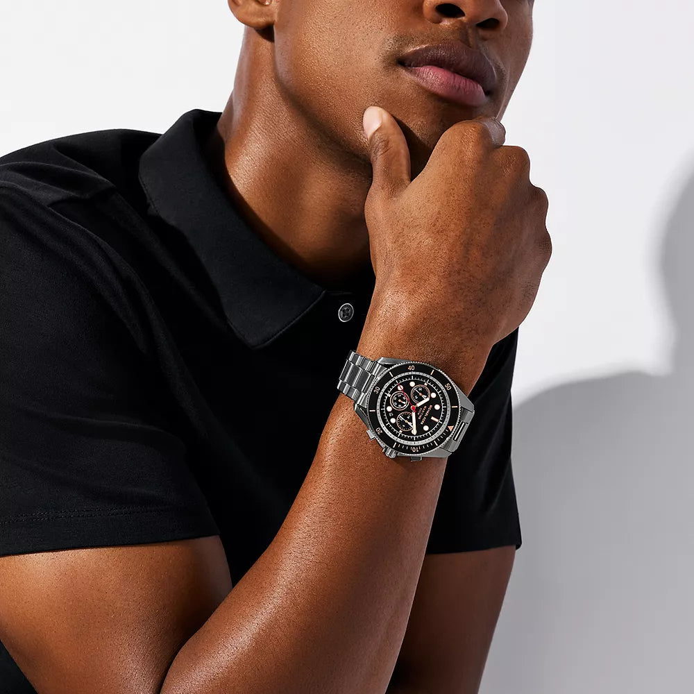 Michael Kors Maritime Grey Quartz Stainless Steel Men's Watch | MK9204