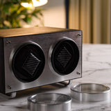 Flemington Dual Slot Watch Winder - Piston Black