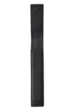 Classic Black Leather Magnetic Single Pen Case
