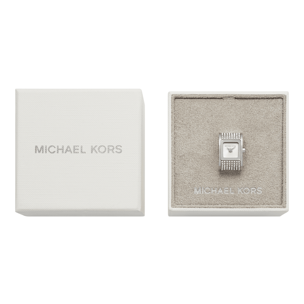 Michael Kors Darrington Two-Hand Stainless Steel Watch Ring | MK4884