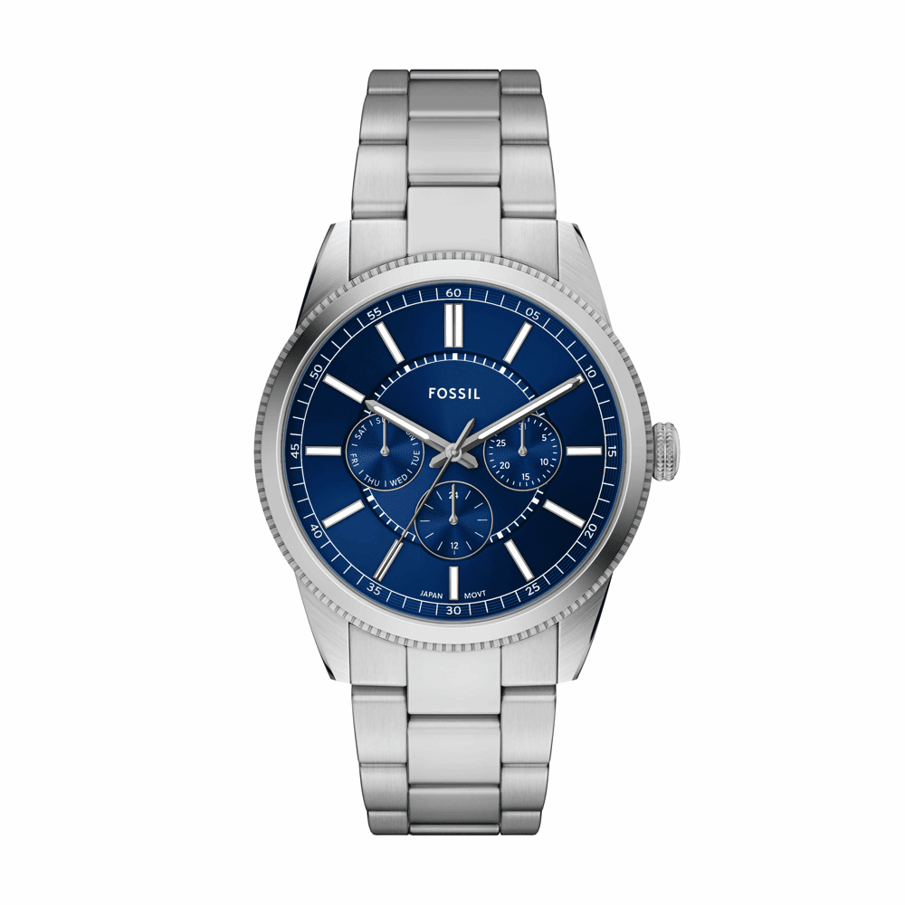 Fossil Pearson Blue Dial and Steel Bracelet 42mm Men's Watch | FS6134
