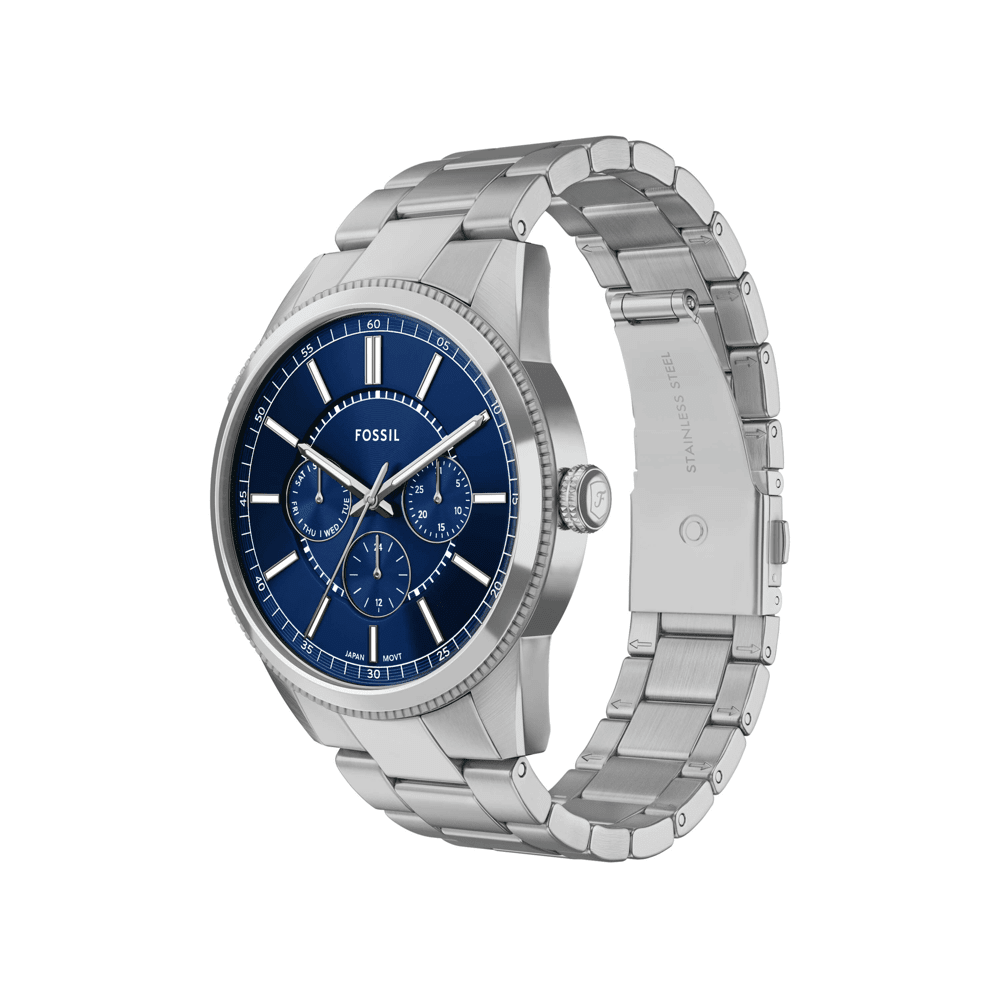 Fossil Pearson Blue Dial and Steel Bracelet 42mm Men's Watch | FS6134
