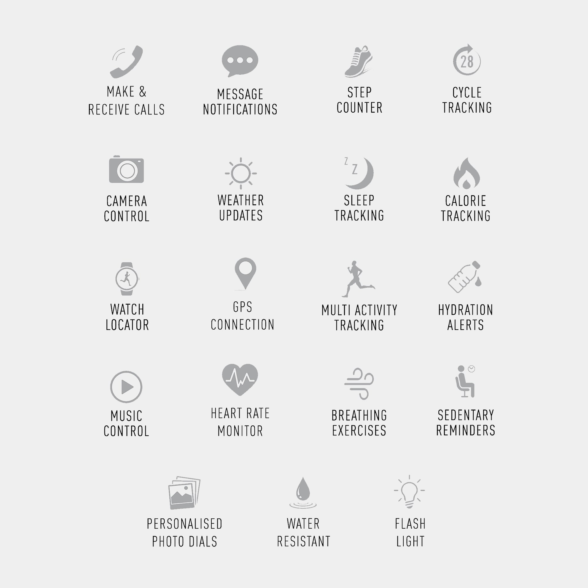 Reflex Active Series 22 Rose Gold Case & Pink Silicone Strap Women's Smartwatch | RA22-2184