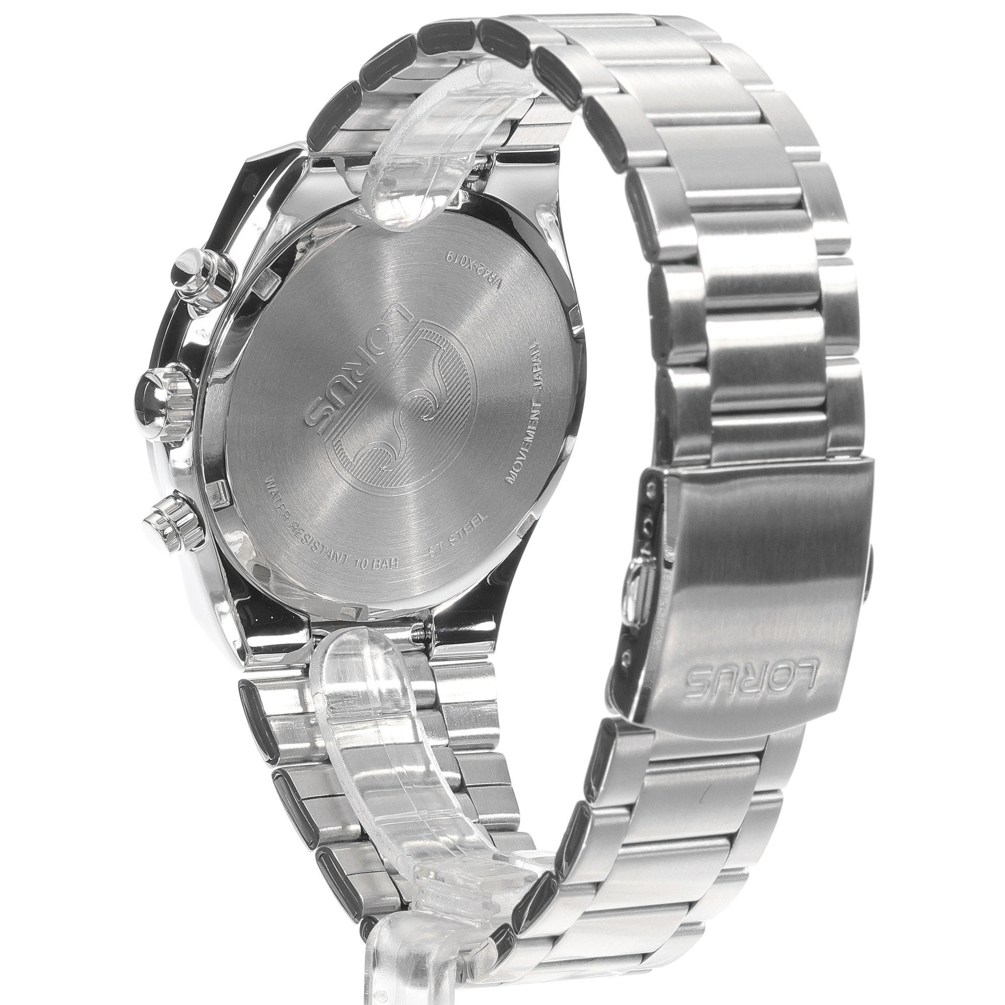 Lorus Blue Dial Chronograph Stainless Steel Men's Watch | RZ521AX9