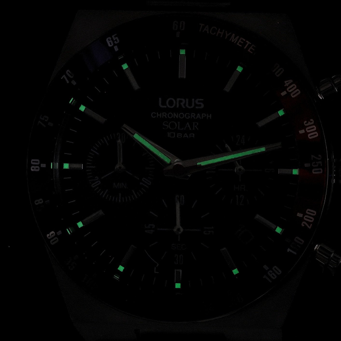 Lorus Blue Dial Chronograph Stainless Steel Men's Watch | RZ521AX9