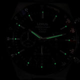 Lorus Blue Dial Chronograph Stainless Steel Men's Watch | RZ521AX9