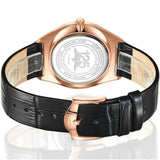 Rotary Ultra Slim Black Dial Calendar Leather Men’s Watch | RGS10012/04
