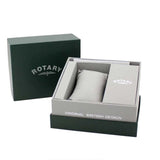 Rotary Ultra Slim Black Dial Calendar Leather Men’s Watch | RGS10012/04