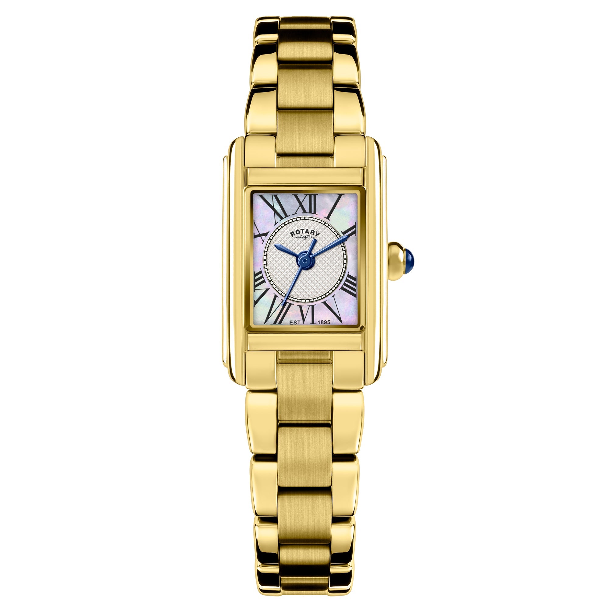 Rotary Women's Heritage Rectangle Astoria Gold PVD Watch | RLB10026/70