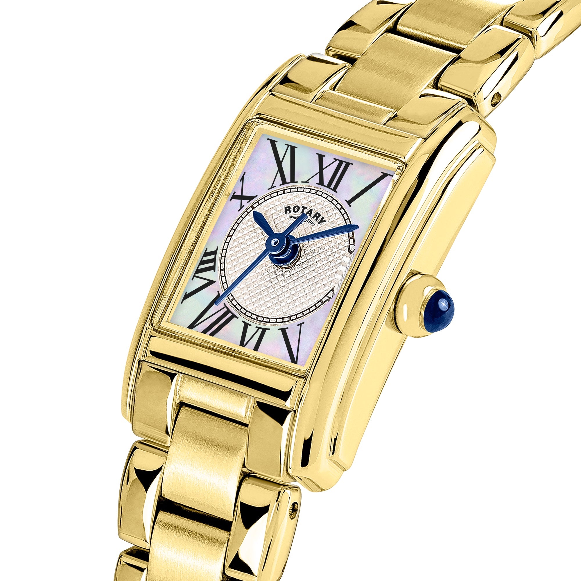 Rotary Women's Heritage Rectangle Astoria Gold PVD Watch | RLB10026/70