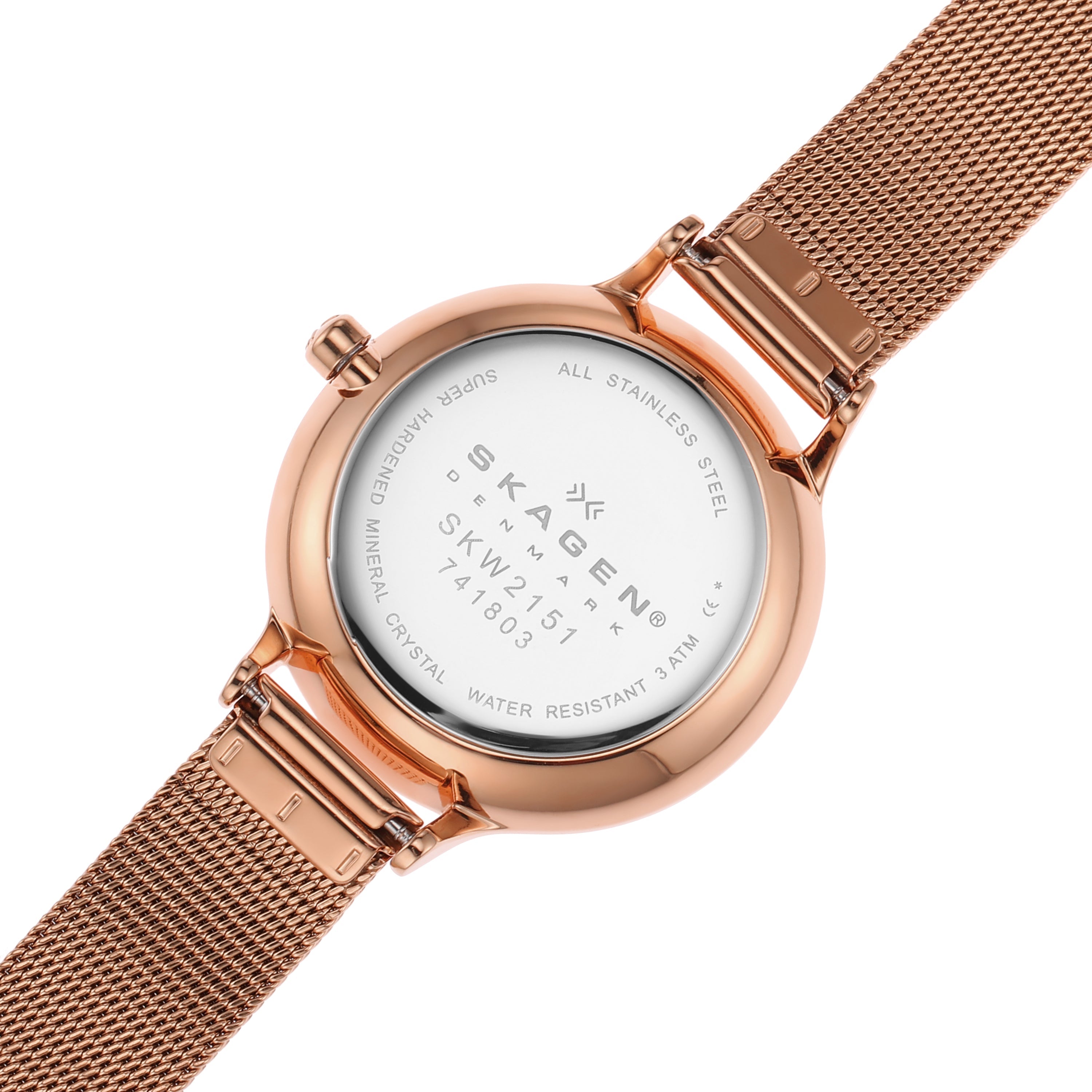 Skagen Anita Rose Gold Women's Watch with White Dial | SKW2151