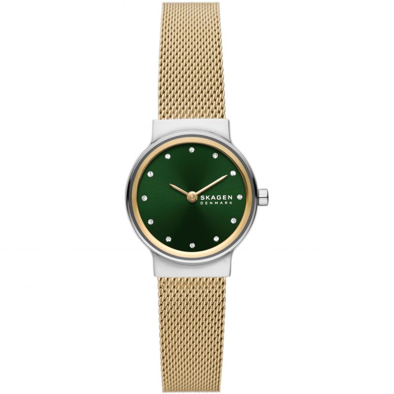 Skagen Freja Lille Two - Hand Gold - Tone Stainless Steel Woman's Watch | SKW3068 | TIME Watches
