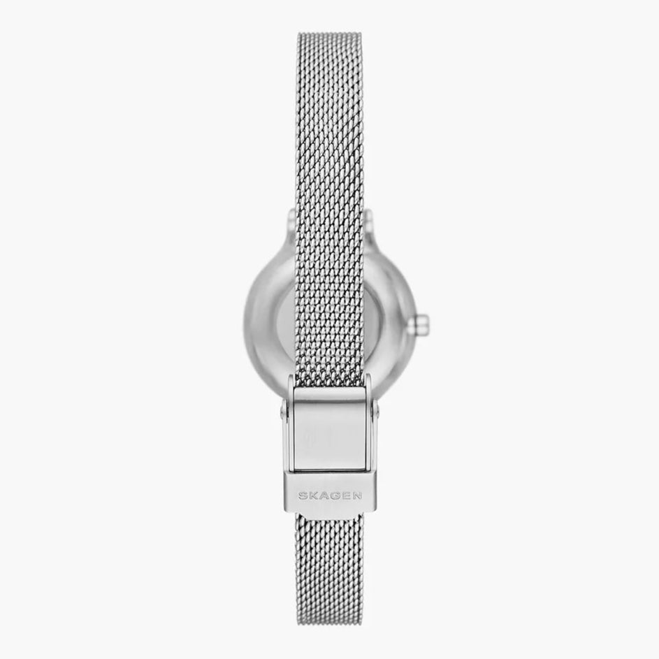 Skagen Anita Micro Two-Hand Silver Stainless Steel Mesh Strap Women's Watch | SKW3172