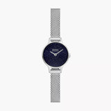Skagen Anita Micro Two-Hand Silver Stainless Steel Mesh Strap Women's Watch | SKW3172