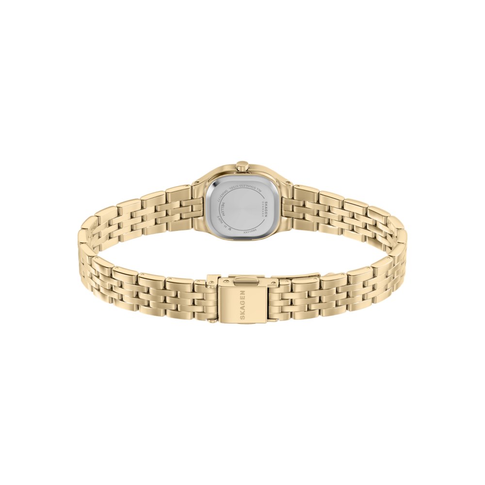 Skagen Mellem Gold Dial and Gold Steel Bracelet 22mm Women's Watch | SKW3177