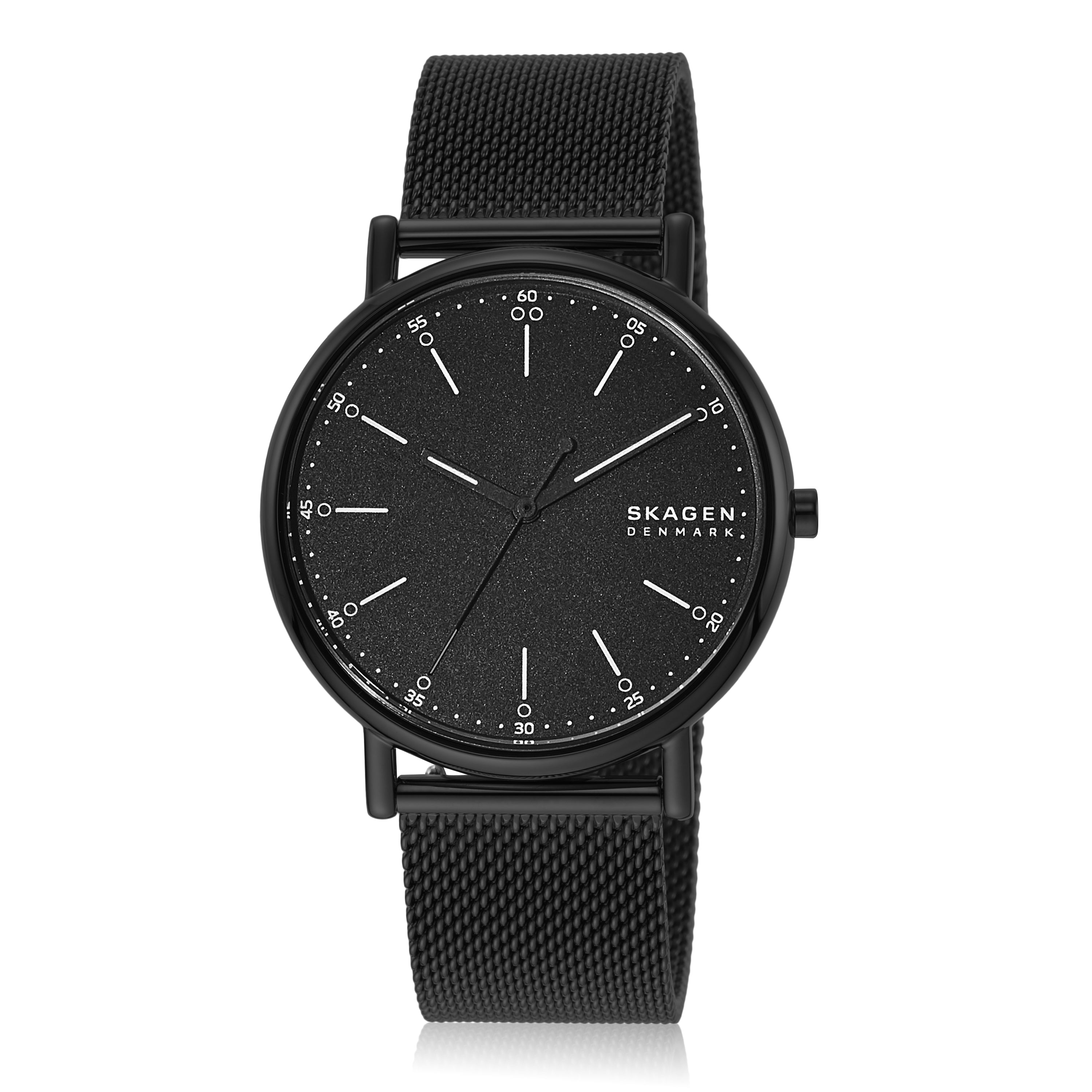 Skagen Signatur Midnight Eco-Friendly Stainless Steel Mesh Men's Watch | SKW6579