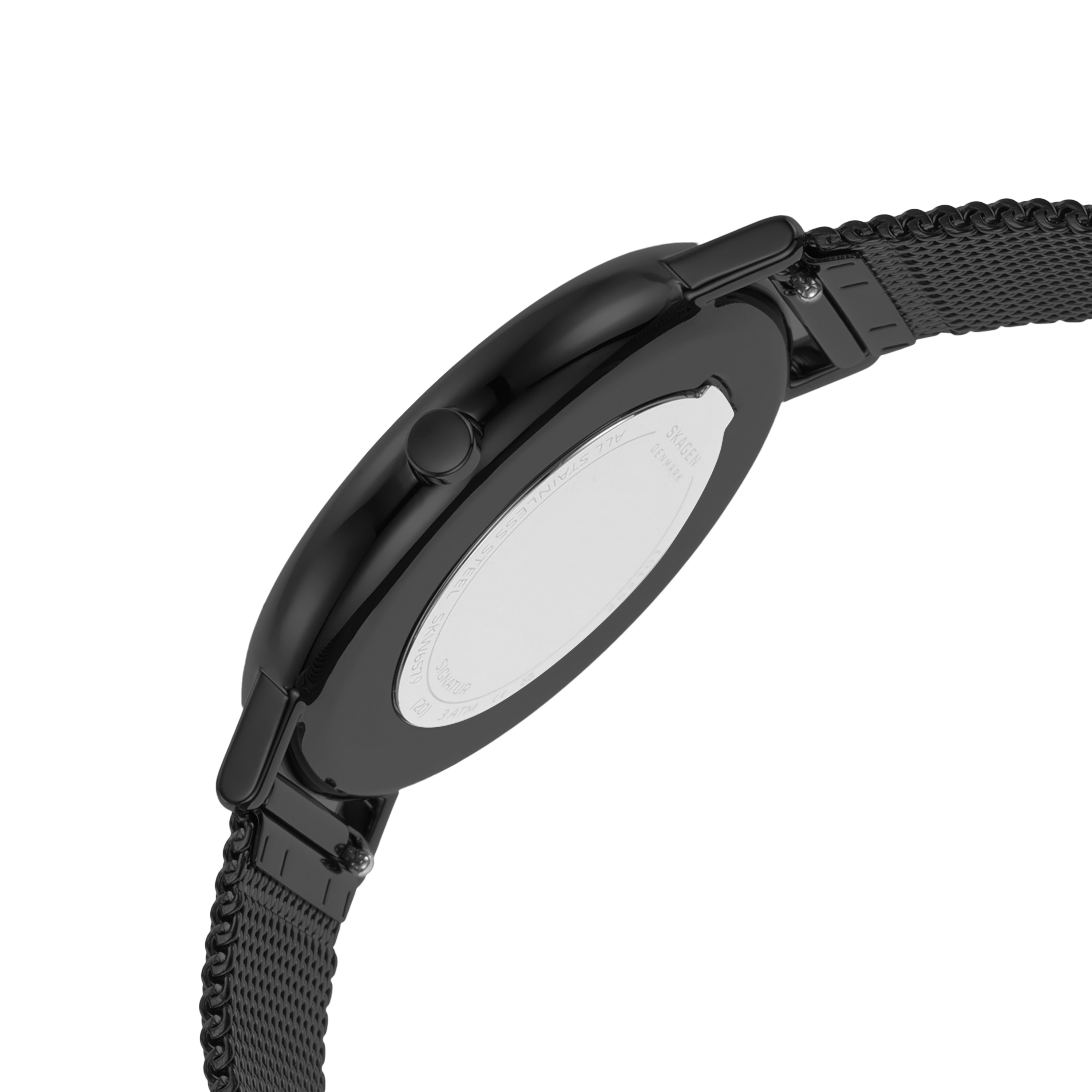 Skagen Signatur Midnight Eco-Friendly Stainless Steel Mesh Men's Watch | SKW6579