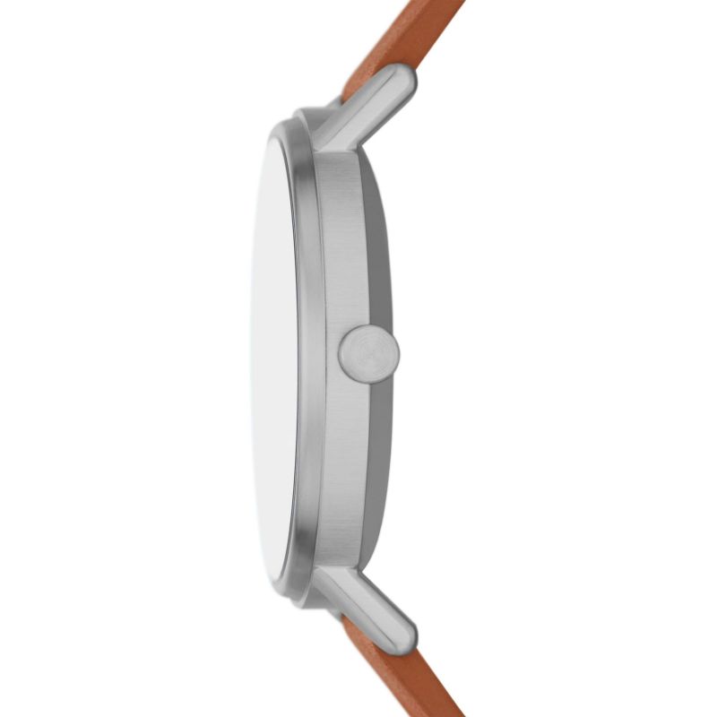 Skagen Kuppel Two - Hand Sub - Second Brown Leather Men's Watch | SKW6888 | TIME Watches