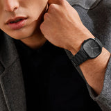 Skagen Mellem Three-Hand Black Stainless Steel Men's Watch | SKW6935