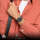 Swatch Cobblestone Street Black Dial Black Strap Unisex Watch | SO29A101