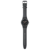 Swatch Cobblestone Street Black Dial Black Strap Unisex Watch | SO29A101