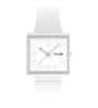 Swatch Bioceramic What If All White Unisex Watch | SO34W700