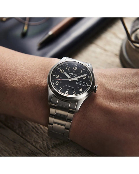 Seiko 5 Sports Automatic Silver Stainless Steel Men's Watch | SRPG27K1