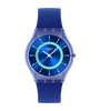Swatch Jammy Grape Dream Blue Dial and Rubber Strap Unisex Watch | SS08I100