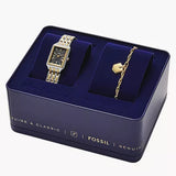 Fossil Grey Dual-Tone Stainless Steel Watch & Bracelet Set | ES5376SET