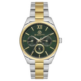 Bigotti Rose Gold Stainless Steel Green Multi-Dial Watch | BG.1.10492-4
