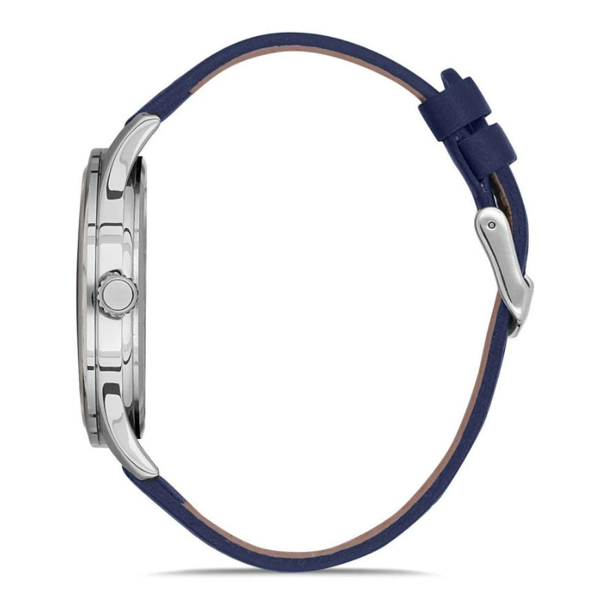 Bigotti Day Date Leather Strap Watch | Men's Watch | BG.1.10172-3