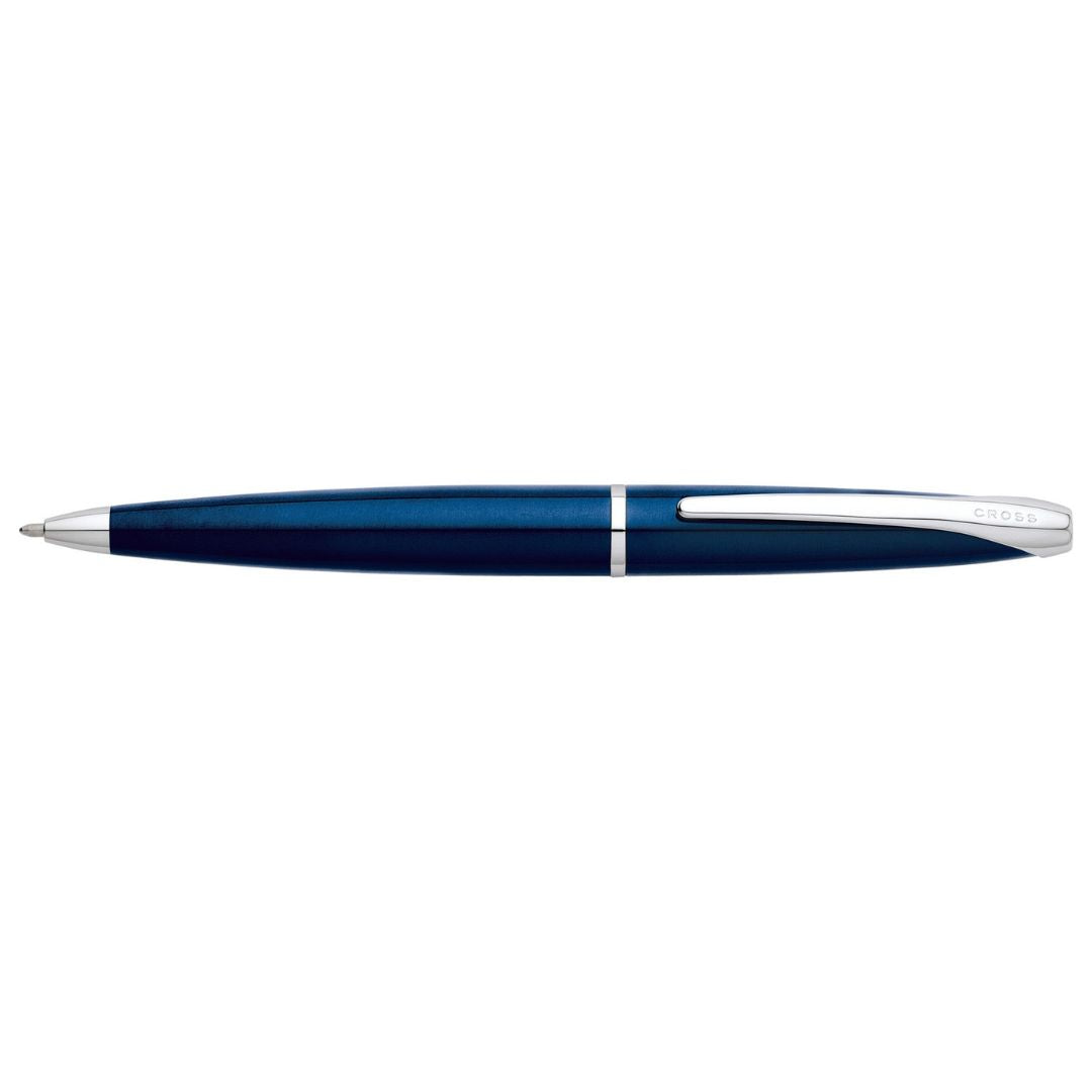 CROSS ATX Translucent Blue Lacquer Ballpoint Pen | 882-37