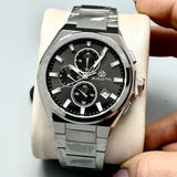 Bigotti Black Multi-Dial Calendar Stainless Steel Men's Watch | BG.1.10574-2