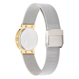 Bering Classic Polished Gold & Silver 26mm dial Silver Mesh Women's Watch | 10126-001