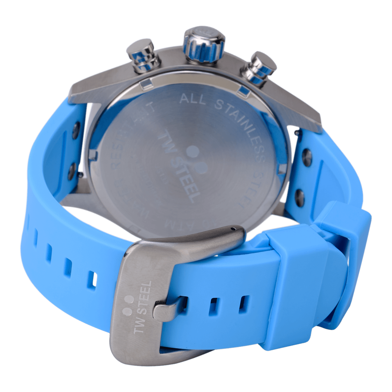 TW Steel Volante Blue Dial and Blue Rubber Strap 45mm Limited Edition Men's Watch | VS133