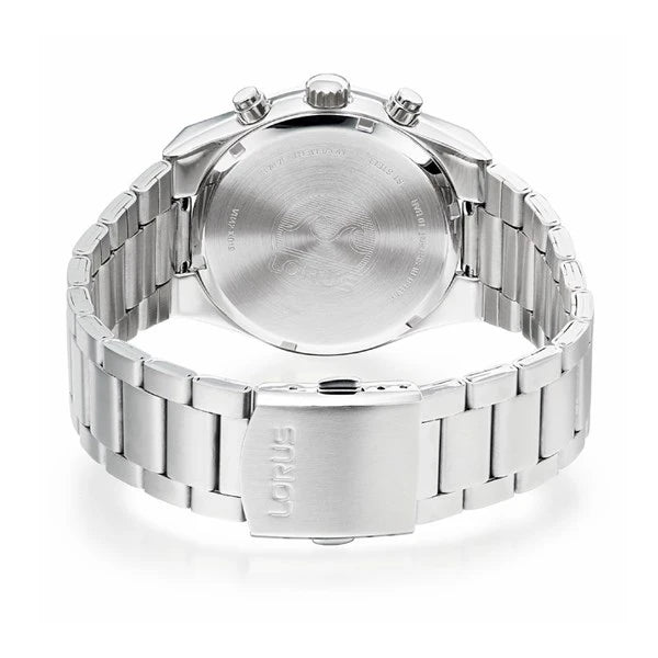Lorus Chronograph Stainless Steel Light Blue Dial Men's Watch | RZ525AX9