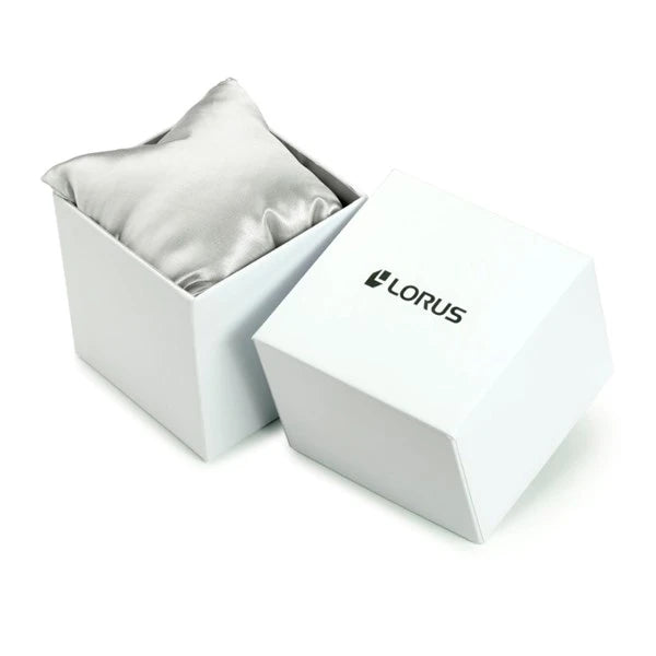 Lorus Chronograph Stainless Steel Light Blue Dial Men's Watch | RZ525AX9