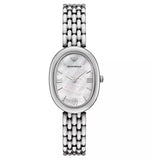 Emporio Armani Two-Hand Quartz Mother-of-Pearl Dial Women's Dress Watch | AR11706