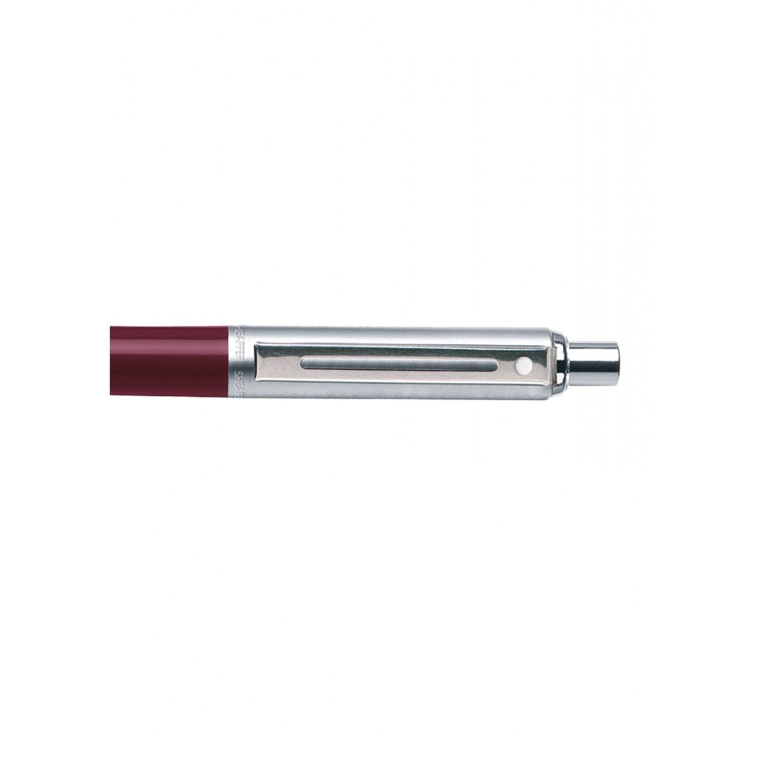 Sheaffer  Sentinel Burgundy and Chrome Ballpoint Pen With Chrome Trims | E23217251