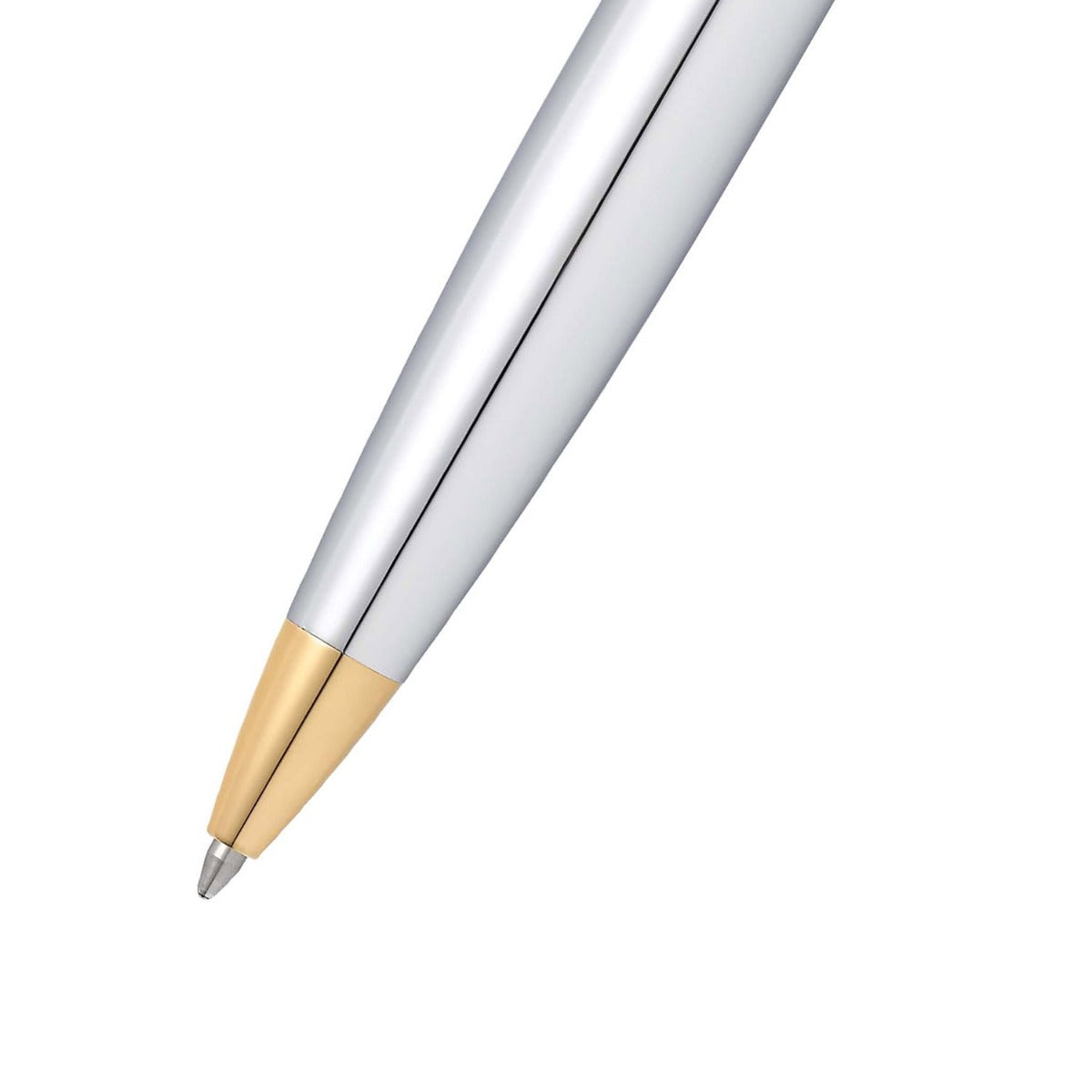 Sheaffer  300 Chrome with Gold Trims Ballpoint Pen | E2934251