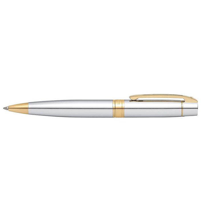 Sheaffer  300 Chrome with Gold Trims Ballpoint Pen | E2934251