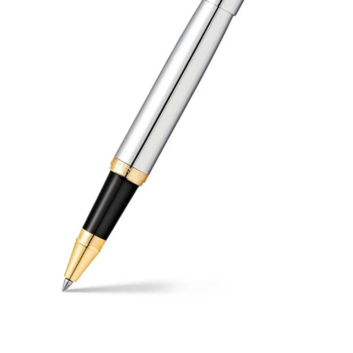 Sheaffer  VFM Polished Chrome Rollerball Pen With Gold Trims | E1942251