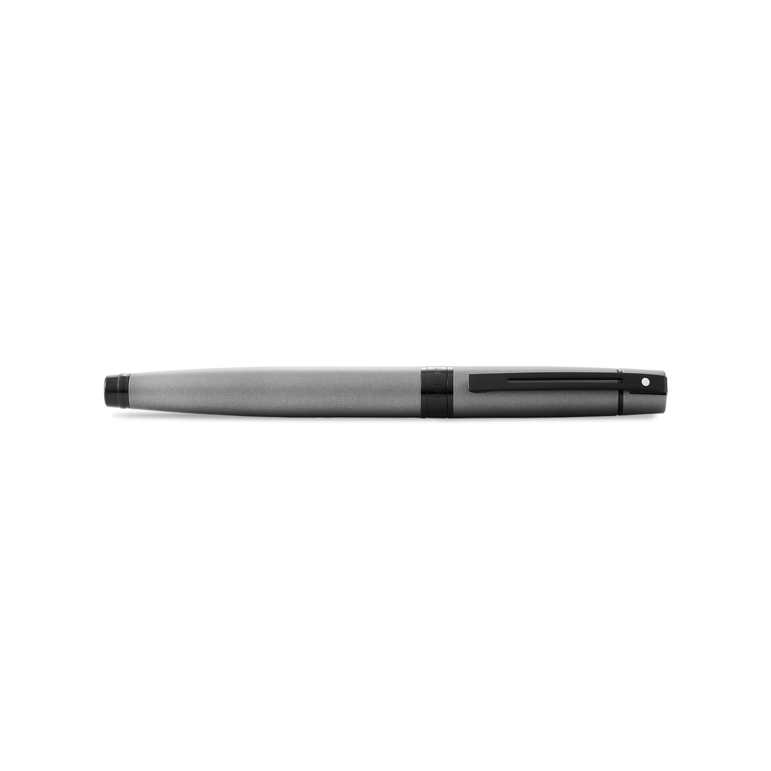 Sheaffer  300 Matte Gray Rollerball Pen With Black Trims | E1934551