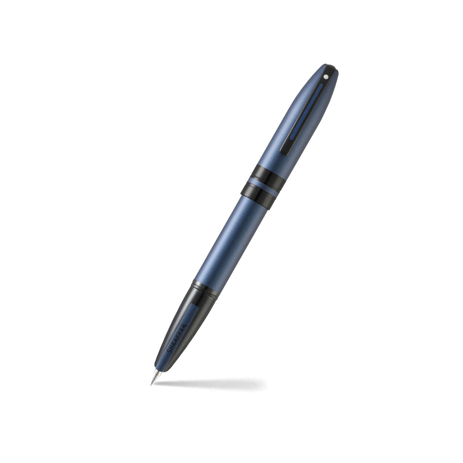 Sheaffer ICON 9110 Metalic Blue Fountain Pen With Gloss Black Trim | E0911053