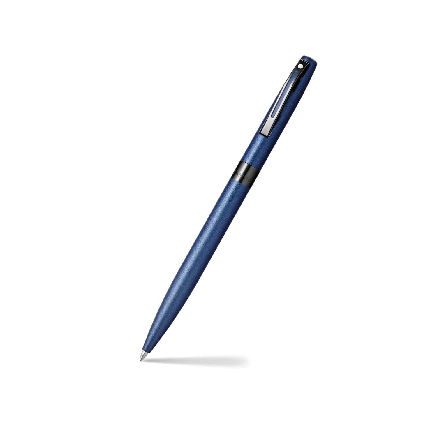 Sheaffer  REMINDER 9018 Matte Blue Ballpoint Pen With Black PVD Trim | E2901851