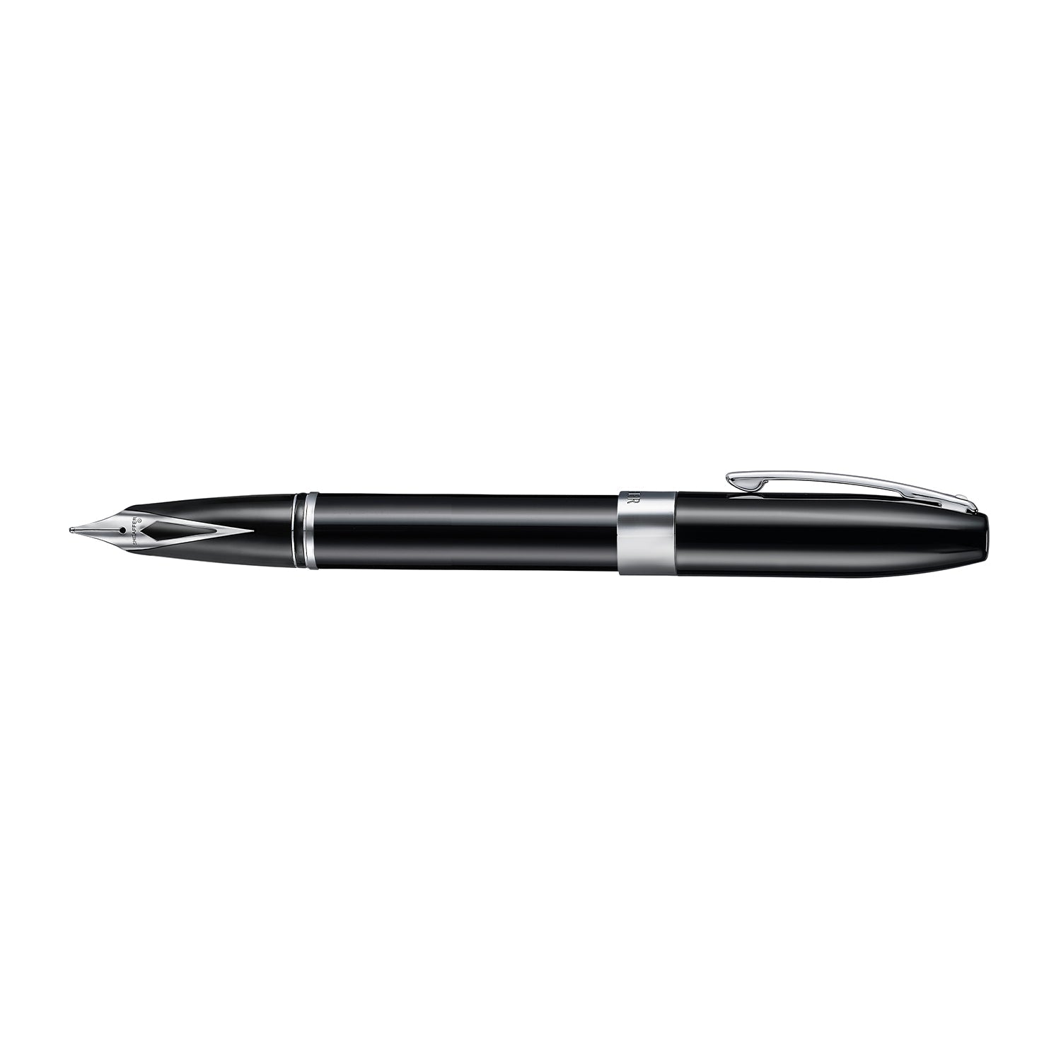 Sheaffer Legacy 9064 Glossy Black Inlaid Nib Fountain Pen (Medium) with Chrome-Plated Trims | E0906453