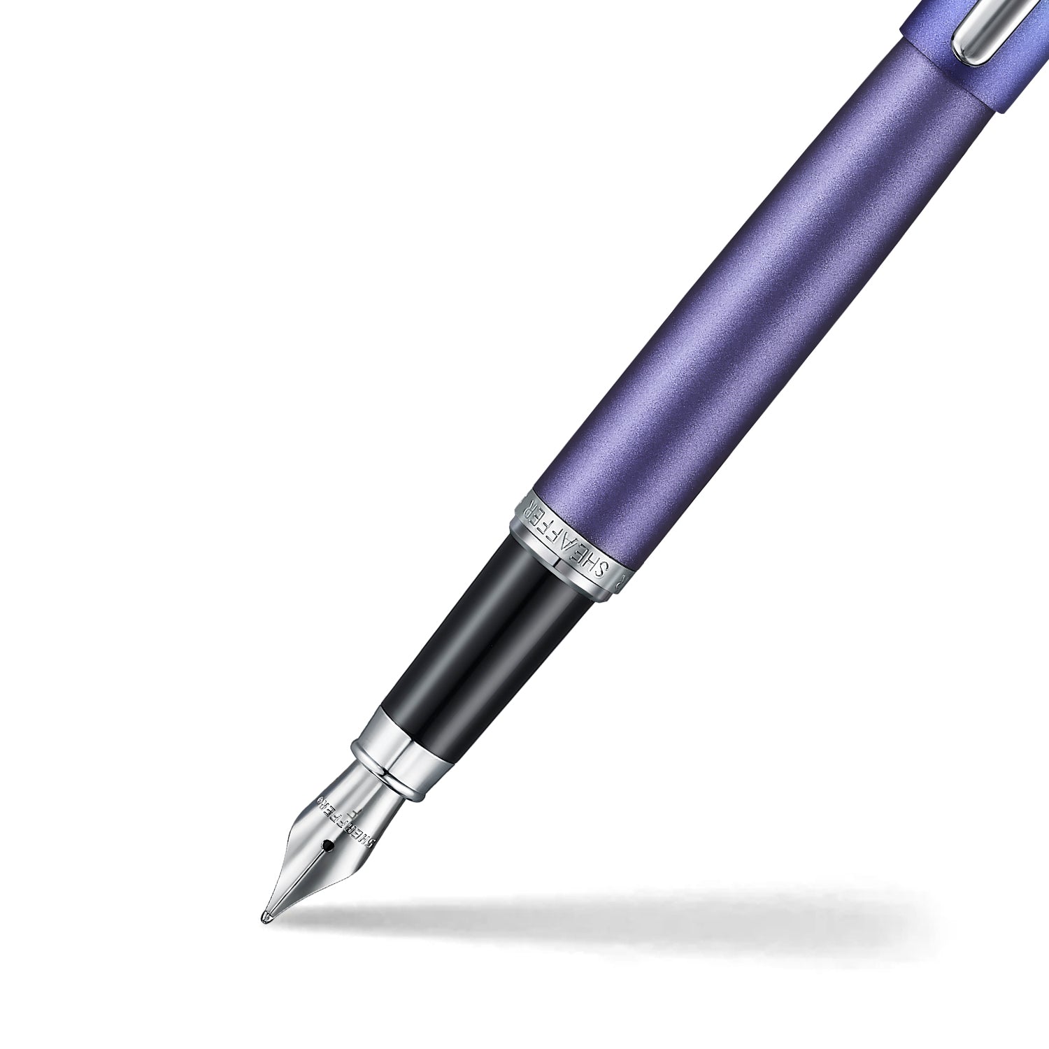 Sheaffer VFM 9430 Expressions Blue and Purple Pearlised Gradient Fountain Pen with Chrome-Plated Trims | E0943053