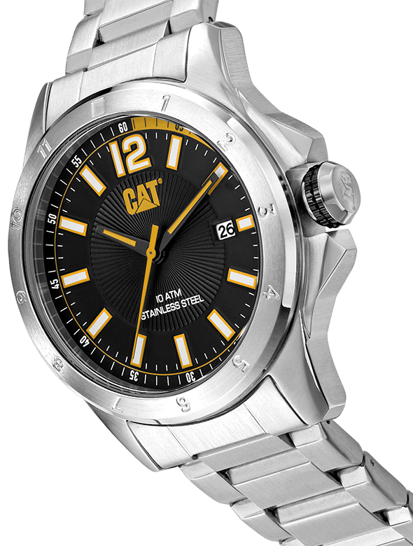 CAT Stainless Steel Big Twist 24 Men's Watch | YW.141.11.137